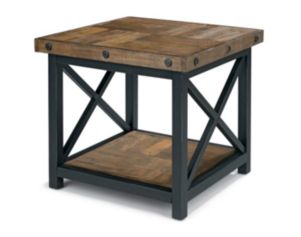 Flexsteel Carpenter Rustic Brown End Table