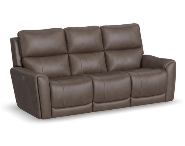 Flexsteel Carter Cappuccino Power Reclining Sofa with Drop Down Console large image number 2