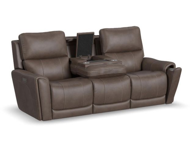 Flexsteel Carter Power Reclining Sofa with Drop Down Console large image number 4