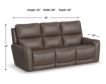 Flexsteel Carter Power Reclining Sofa with Drop Down Console small image number 13
