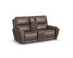 Flexsteel Carter Cappuccino Power Reclining Loveseat with Console small image number 4