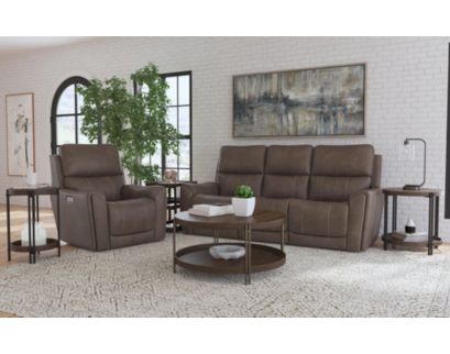 Flexsteel Carter Cappuccino Power Recliner