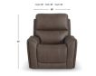 Flexsteel Carter Cappuccino Power Recliner small image number 7