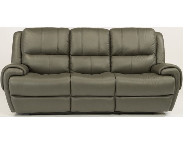 Flexsteel Nance Leather Power Reclining Sofa large image number 1