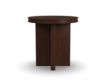 Flexsteel Waterfall Walnut Round End Table small image number 1