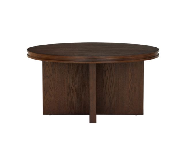 Flexsteel Waterfall Walnut Round Coffee Table large image number 5