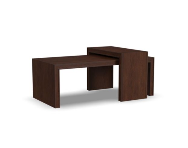 Flexsteel Waterfall Walnut Rectangular Coffee Table large image number 9