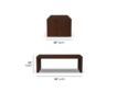 Flexsteel Waterfall Walnut Rectangular Coffee Table small image number 10