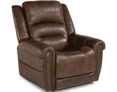 Flexsteel Oscar Brown Lift Recliner with Power Headrest