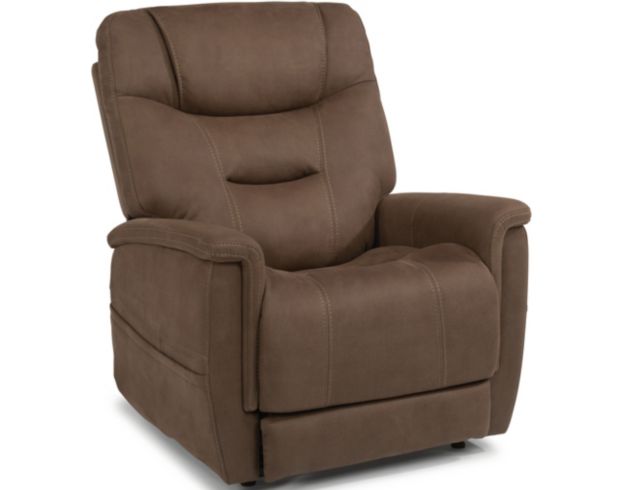 Flexsteel Shaw Brown Lift Recliner with Power Headrest & Lumbar large image number 1