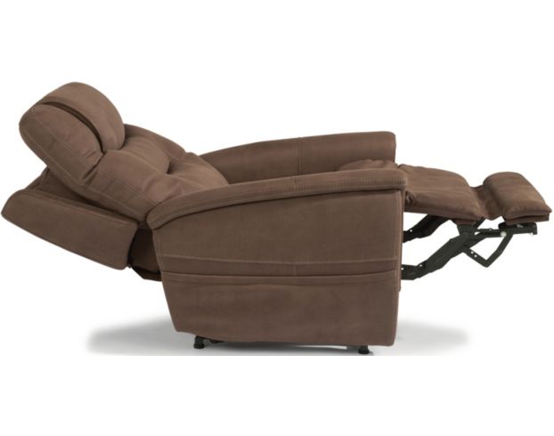 Flexsteel Shaw Brown Lift Recliner with Power Headrest & Lumbar large image number 3