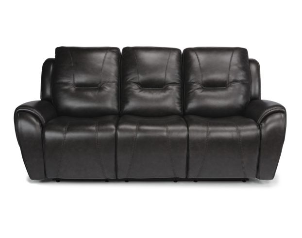 Flexsteel Trip Power Triple Reclining, 80 Inch Leather Reclining Sofa