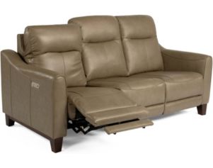 Flexsteel Forte Leather Power Recline Sofa