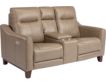 Flexsteel Forte Leather Power Recline Console Loveseat small image number 1
