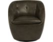 Flexsteel Wade Gray 100% Leather Swivel Chair small image number 1