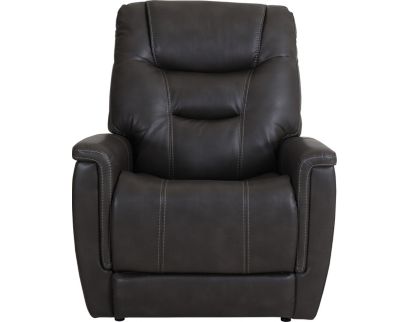 Flexsteel Shaw Grey Lift Recliner with Power Headrest & Lumbar