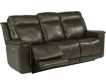 Flexsteel Miller Gray Leather Power Recline Sofa small image number 2