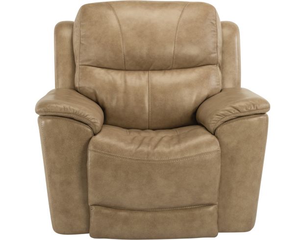 Flexsteel Cade Taupe Leather Power Recliner large image number 1