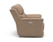 Flexsteel Cade Taupe Leather Power Sofa small image number 3