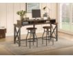 Flexsteel Carpenter Rustic Brown Work Console small image number 2