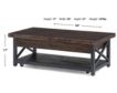 Flexsteel Carpenter Rustic Brown Lift-Top Coffee Table small image number 5
