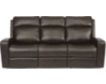 Flexsteel Cody Brown Leather Power Recline Sofa small image number 1