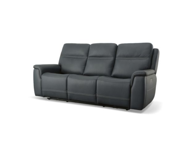 Flexsteel Sawyer Marine Leather Power Reclining Sofa large image number 2