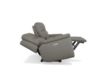 Flexsteel Sawyer Gray Leather Power Reclining Loveseat with Console small image number 3