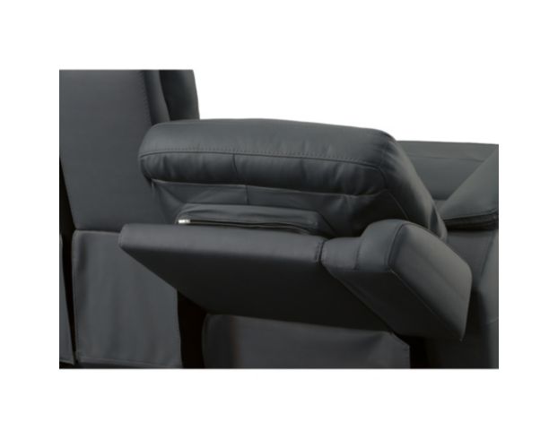 Flexsteel Sawyer Marine Leather Power Reclining Loveseat with Console large image number 7