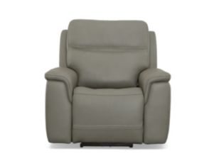 Flexsteel Sawyer Gray Leather Power Recliner