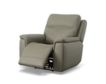 Flexsteel Sawyer Gray Leather Power Recliner small image number 3