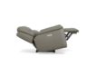 Flexsteel Sawyer Gray Leather Power Recliner small image number 4