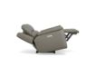 Flexsteel Sawyer Gray Leather Power Recliner small image number 5