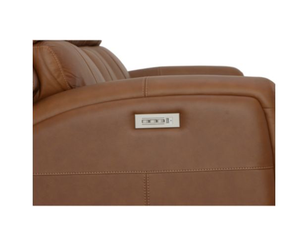 Flexsteel Linden Caramel Leather Power Reclining Sofa large image number 8