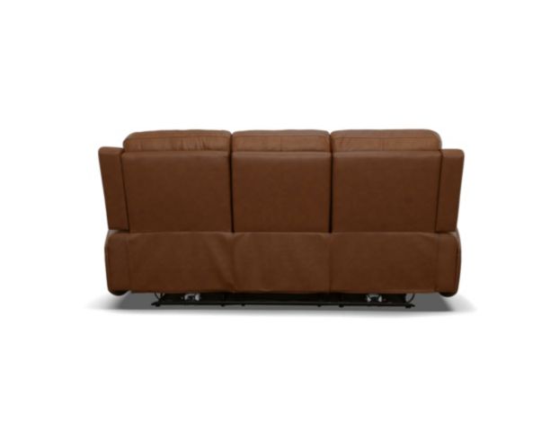 Flexsteel Linden Caramel Leather Power Reclining Sofa large image number 10