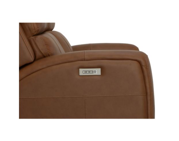 Flexsteel Linden Caramel Leather Power Reclining Loveseat large image number 10