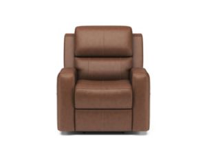 Flexsteel Linden Caramel Leather Power Recliner