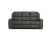 Flexsteel Linden Charcoal Leather Power Reclining Sofa small image number 1