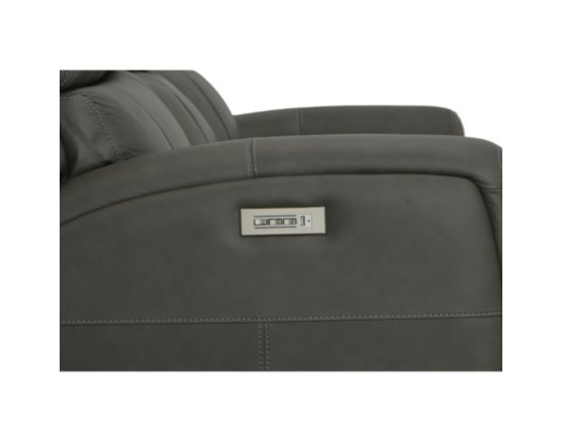 Flexsteel Linden Charcoal Leather Power Reclining Sofa large image number 9