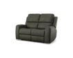 Flexsteel Linden Charcoal Leather Power Reclining Loveseat small image number 2