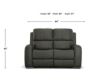 Flexsteel Linden Charcoal Leather Power Reclining Loveseat small image number 11