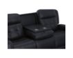 Flexsteel Grant Blue Leather Power Reclining Sofa with Drop Down Tray small image number 6