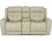 Flexsteel Grant Leather Power Loveseat with Console small image number 1