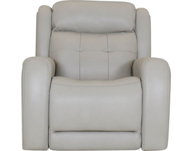 Flexsteel Grant Cream Leather Power Glider Recliner large image number 1