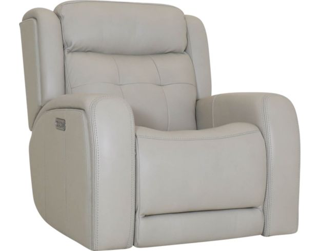 Flexsteel Grant Cream Leather Power Glider Recliner large image number 2