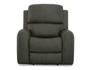 Flexsteel Linden Charcoal Leather Power Recliner