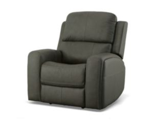 Flexsteel Linden Charcoal Leather Power Recliner