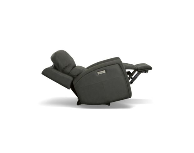 Flexsteel Linden Charcoal Leather Power Recliner large image number 5