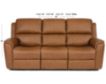 Flexsteel Henry Tan Leather Power Reclining Sofa small image number 4