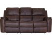 Flexsteel Henry Brown Leather Power Recline Sofa small image number 1